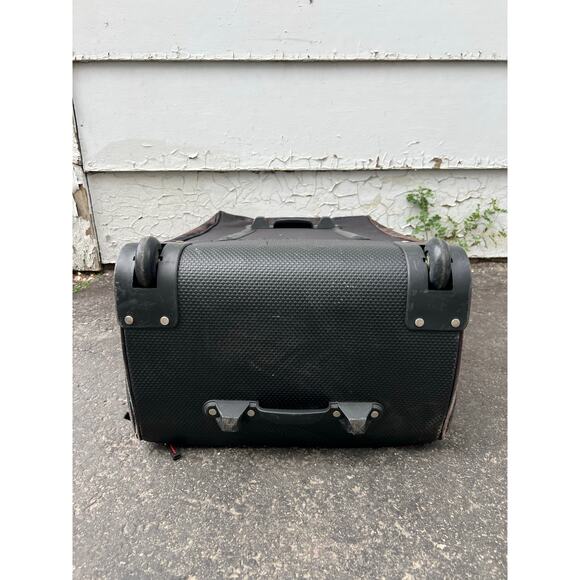 Athalon 29" Hybrid Half Luggage/Half Duffel plaid rolling suitcase traveling bag - Picture 6 of 14